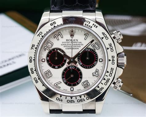 Rolex panda daytona white gold